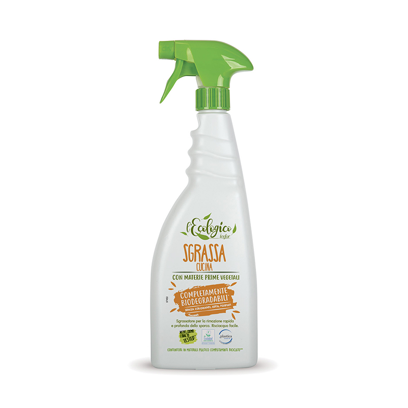 L'ECOLOGICO - Sgrassacucina con materie prime vegetali biodegradabili