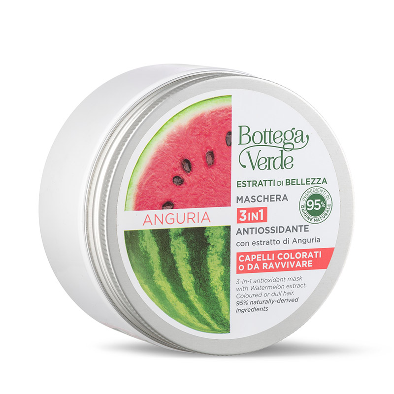Estratti di bellezza - Watermelon - 3-in-1 antioxidant mask - with Watermelon extract (200 ml) - Coloured or dull hair