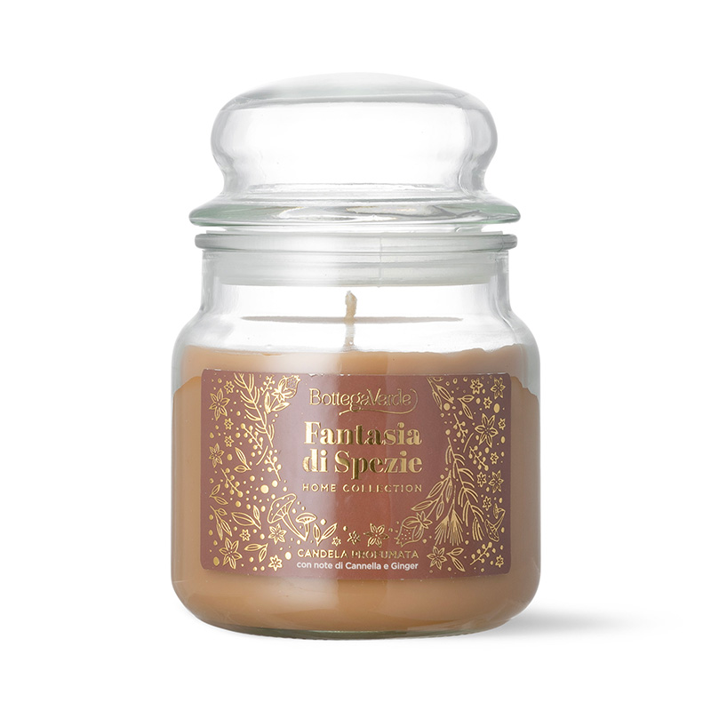 Fantasia di Spezie - Home Collection - Candela profumata con note di Cannella e Ginger