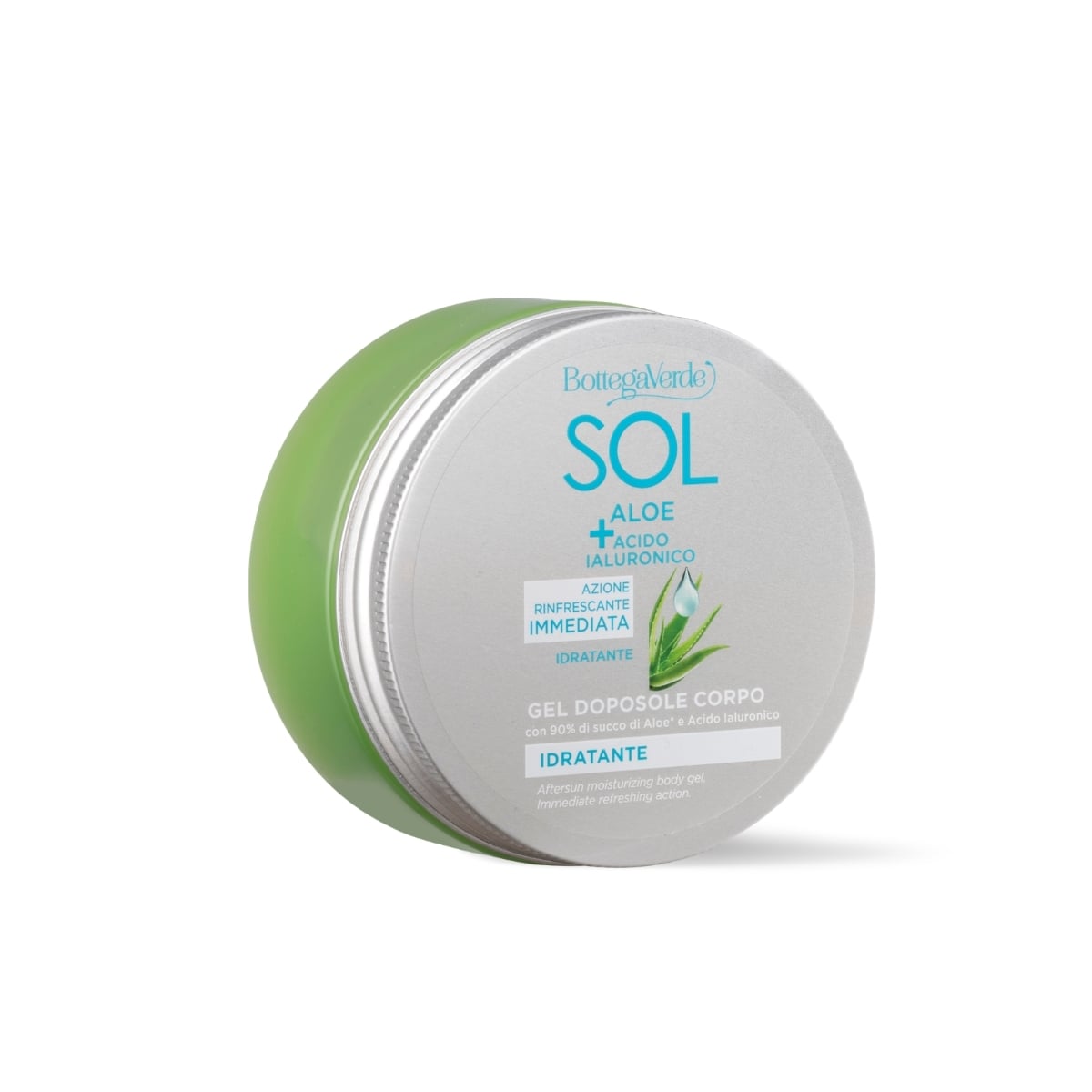 Aftersun moisturizing body gel - moisturizing, with 90% Aloe juice* and Hyaluronic Acid (150 ml) - Immediate refreshing action