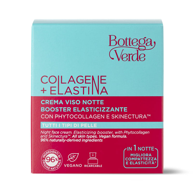 Crema facial de noche - Potenciador elastizante - con Phytocollagen y Skinectura (50 ml) - todo tipo de pieles