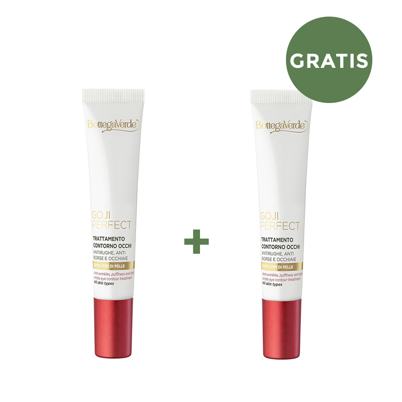 **OFFERTA 1+1 GRATIS** Goji Perfect - Trattamento contorno occhi - antirughe, anti borse e occhiaie - con PRO-Retinolo ed estratto di Goji - tutti i tipi di pelle