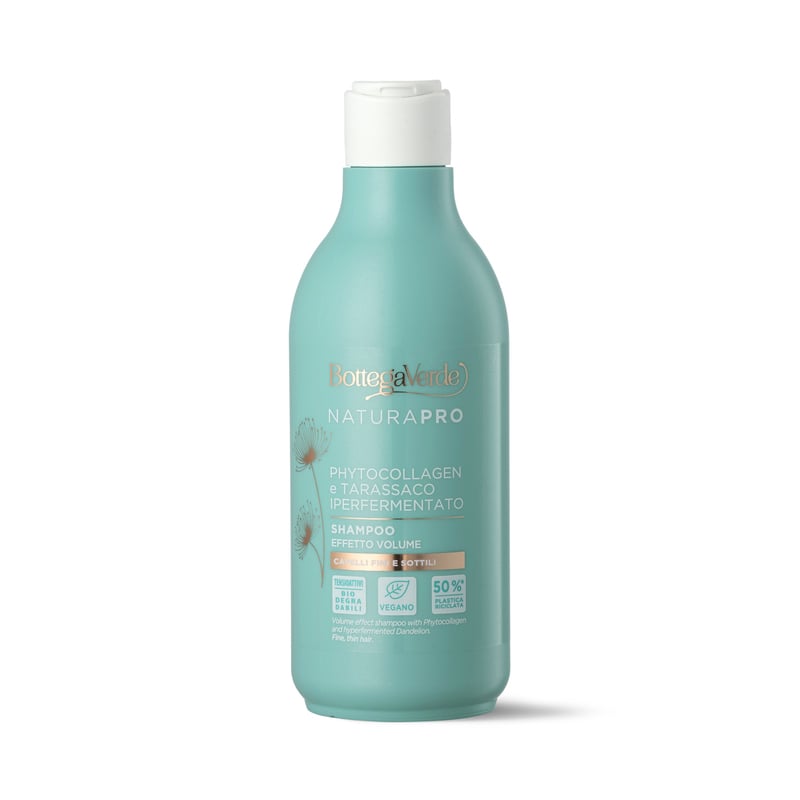 Phytocollagen e Tarassaco iperfermentato - Shampoo - effetto volume - capelli fini e sottili