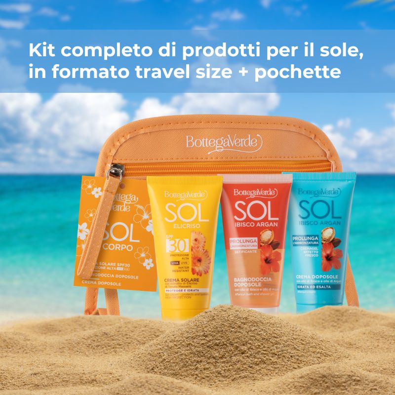 Solar kit with pochette