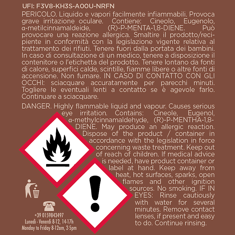 Fantasia di Spezie - Home Collection - Spray per ambienti e tessuti con note di Cannella e Ginger