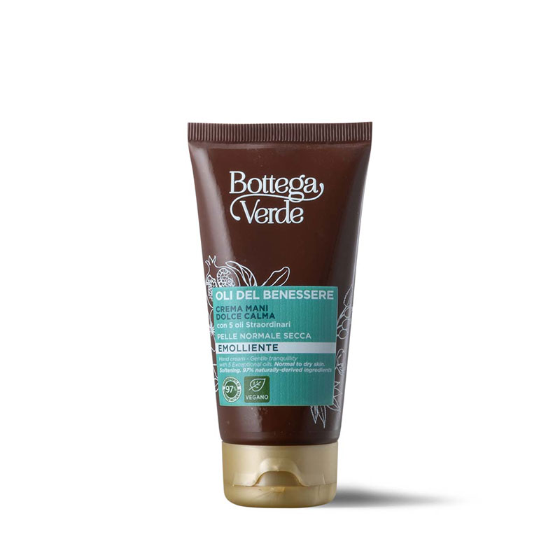 Oli del benessere - Hand cream - gentle tranquillity - with 5 Exceptional oils (75 ml) - normal to dry skin - softening