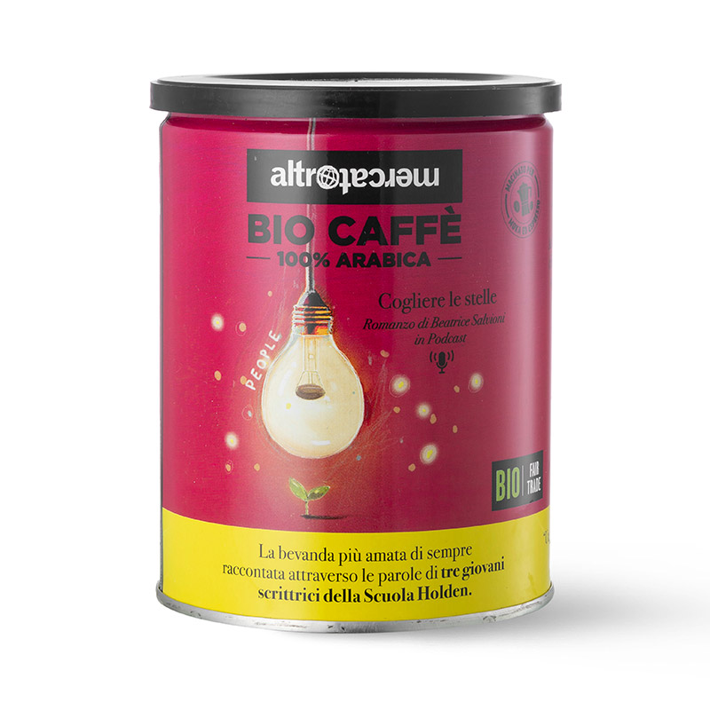 ALTROMERCATO - Caffè 100% Arabica macinato Biocaffè Lattina