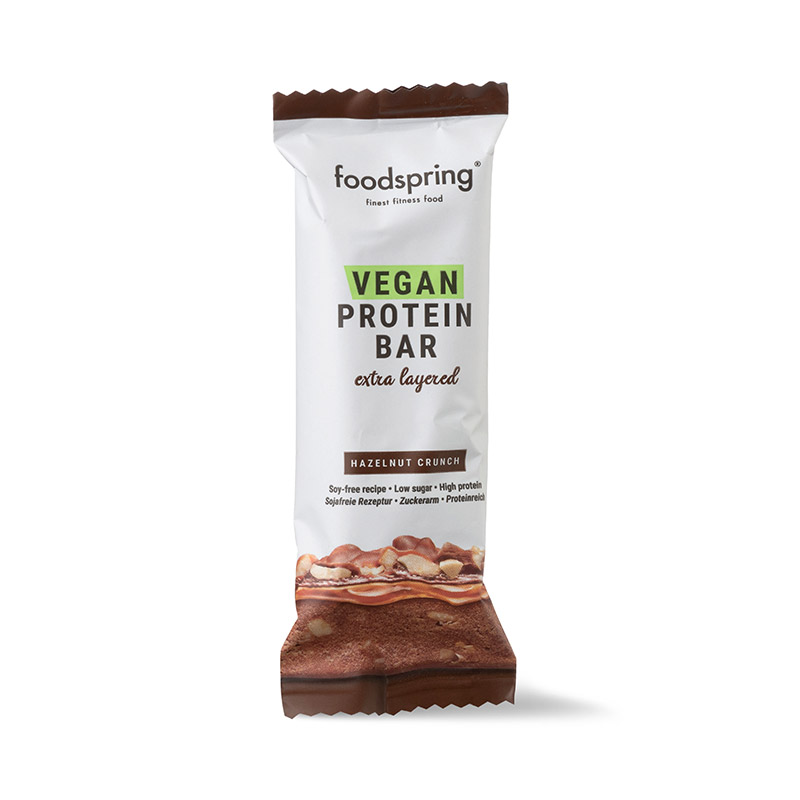 FOODSPRING Vegan Protein Bar Nocciole Crunch