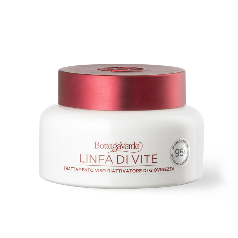 Linfa di Vite - Trattamento viso giorno e notte - riattivatore di giovinezza - con Linfa di Vite e fitocomplesso da Uva rossa di Tenuta Massaini - tutti i tipi di pelle