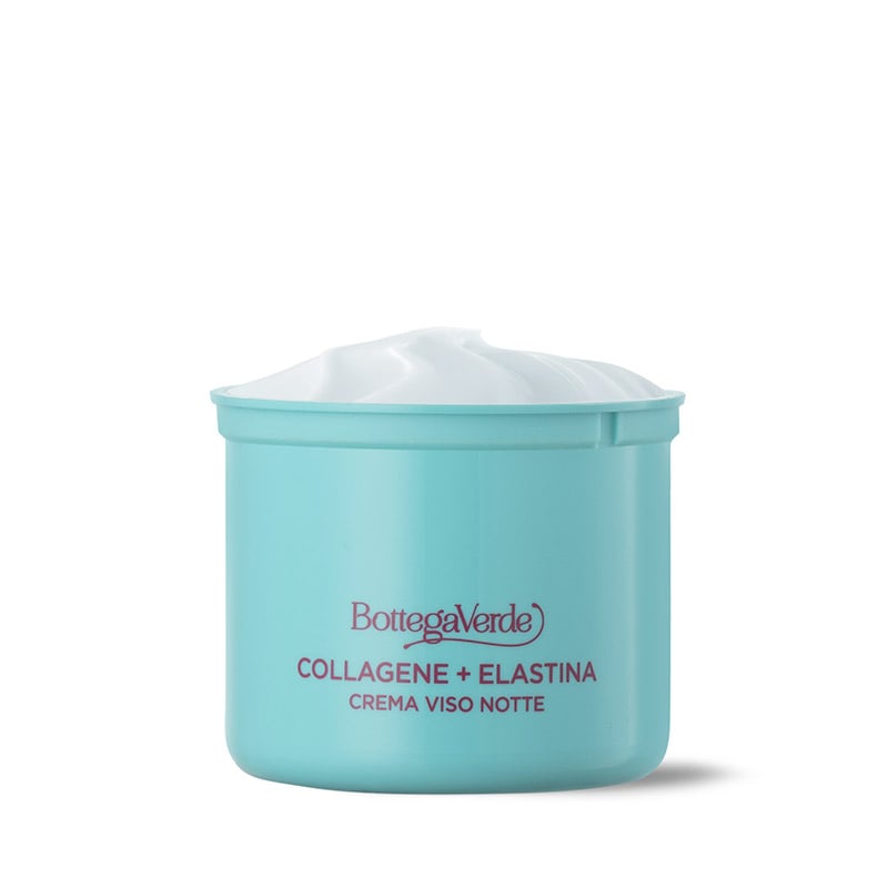 Image of Bottega Verde Collagene + Elastina - Ricarica crema viso notte - Booster elasticizzante - con Phytocollagen e Skinectura - tutti i tipi di pelle013
