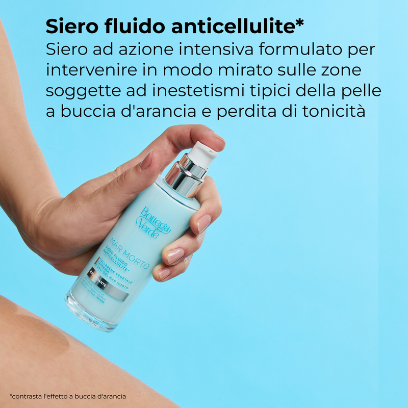 MAR MORTO - Anti-cellulite* fluid serum- Plant collagen, Caffeine and Dead Sea Salts  (100 ml) - firming