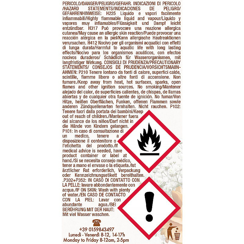 Petali di Vaniglia - Diffusore di fragranza con bastoncini