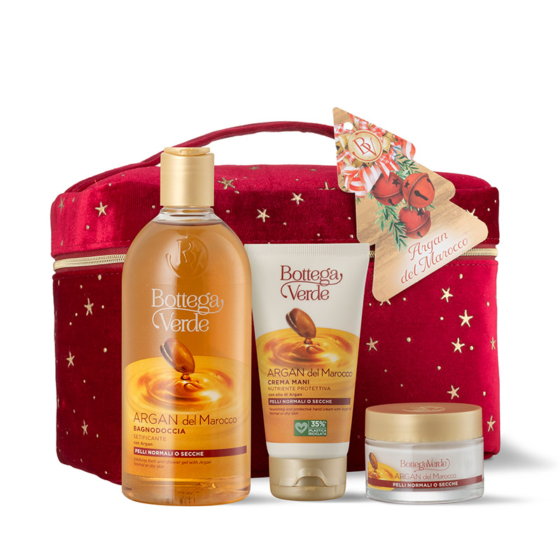 Image of Beauty case velluto Argan