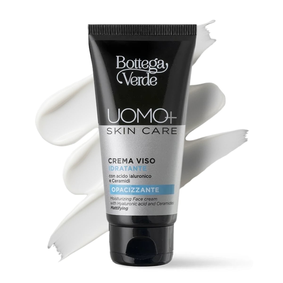 UOMO+ skincare - Face cream - moisturizing and mattifying - with Hyaluronic acid and Ceramides (50 ml)