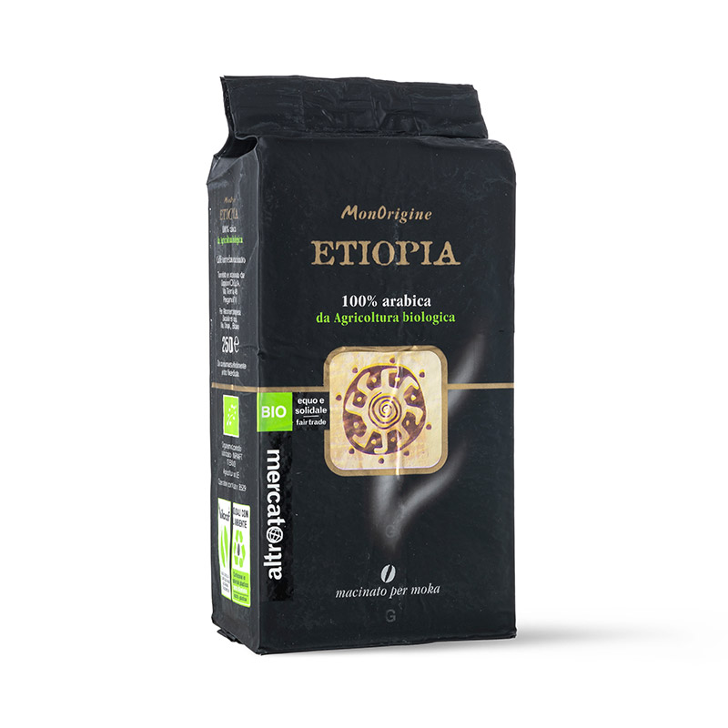 ALTROMERCATO - Caffè 100% Arabica macinato Monorigine Etiopia