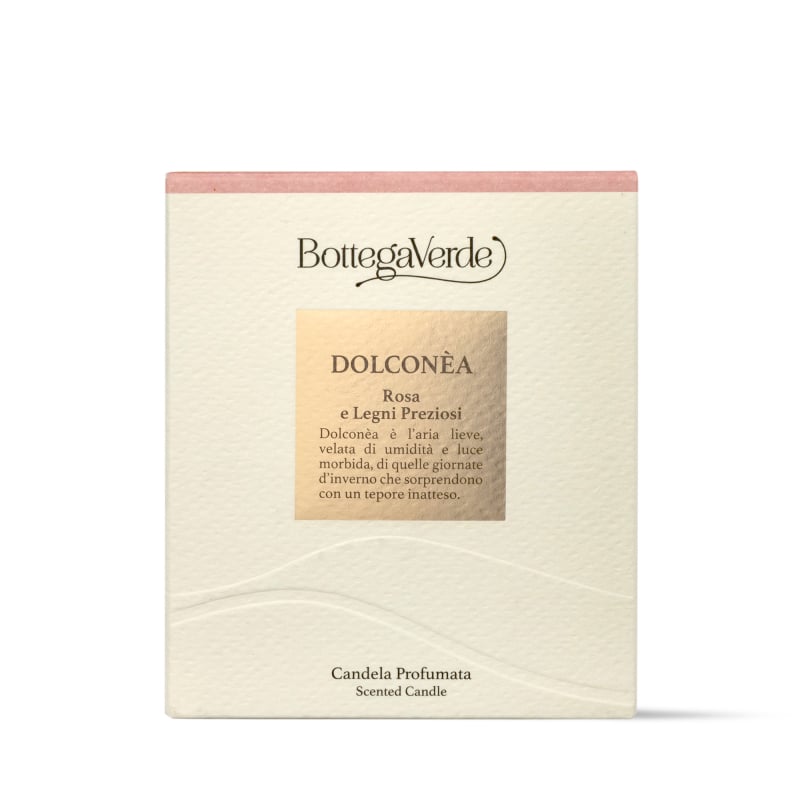 Dolconèa - ROSA E LEGNI PREZIOSI - Candela profumata