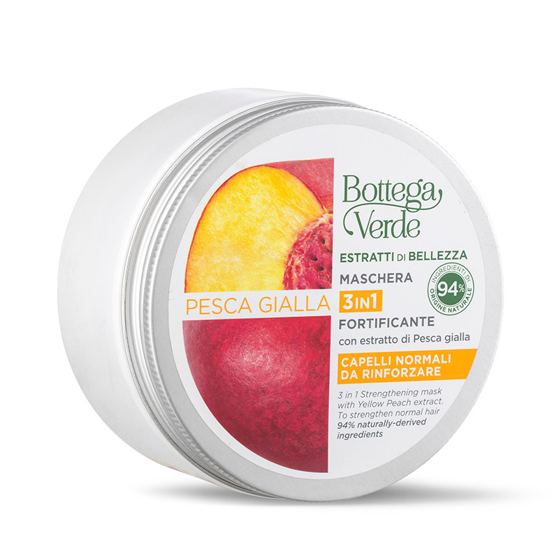 Estratti di bellezza - Yellow Peach - 3-in-1 strengthening mask - with yellow Peach extract (200 ml) - to strengthen normal hair