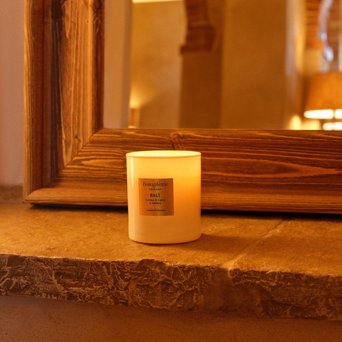 Bal&igrave; - CREMA DI LATTE E AMBRA - Candela profumata