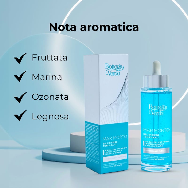MAR MORTO - Serum with toning salts - 10% Dead Sea Salts, Centella Asiatica and Brown Algae (100 ml) - skin reshaping