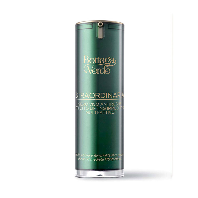 Extraordinary - Multi-action, instant lifting effect, anti-wrinkle face serum with a replumping and moisturizing effect, with Hyaluronic Acid and Filmexel (25 ml)