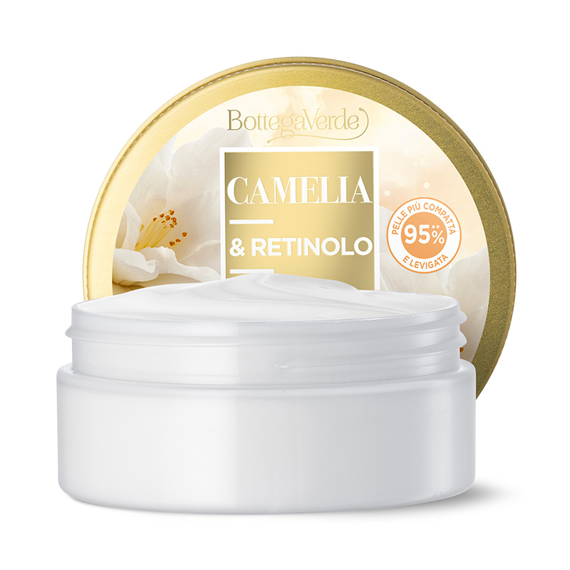 Camelia e Retinolo - Burro corpo - ricompattante levigante** - con Retinolo e iperfermentato di Camelia  di Tenuta Bottega Verde - tutti i tipi di pelle