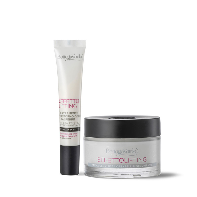 Effetto Lifting Offer -  Eye contour and eyelid anti-ageing treatment + 24H face gel cream