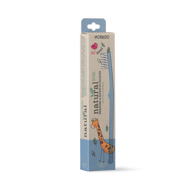 NATURAL - Spazzolino bimbi acetato di cellulosa - biodegradabile