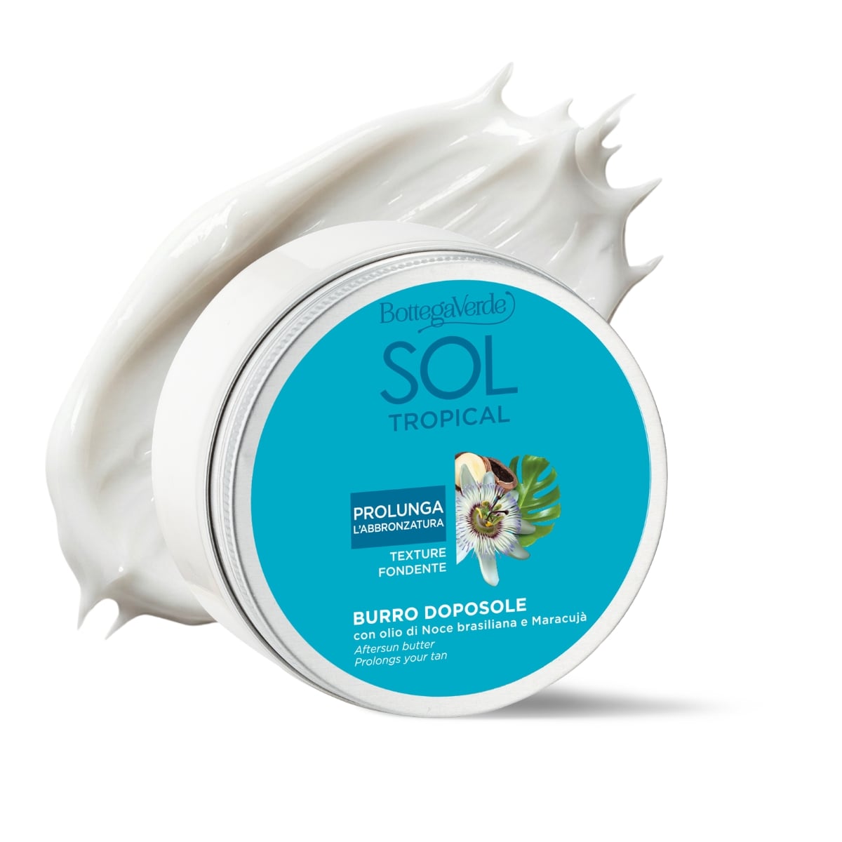 SOL Tropical - After sun butter - nourishes and intensifies your tan - with Brazil Nut oil and Passionfruit (200 ml) prolongs your tan - melting texture
