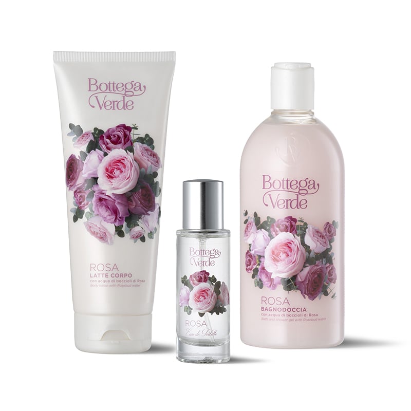 Offerta Rosa - Bagnodoccia, eau de toilette, Latte corpo