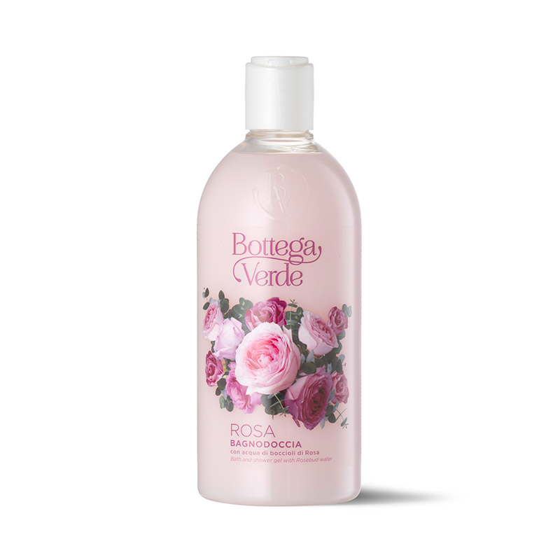 Image of Bottega Verde Rosa - Bagnodoccia con acqua di boccioli di Rosa