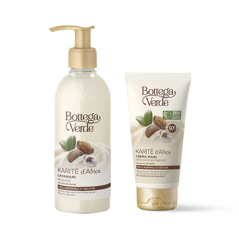 Offerta Karitè d'Africa - Crema mani + Lavamani delicato