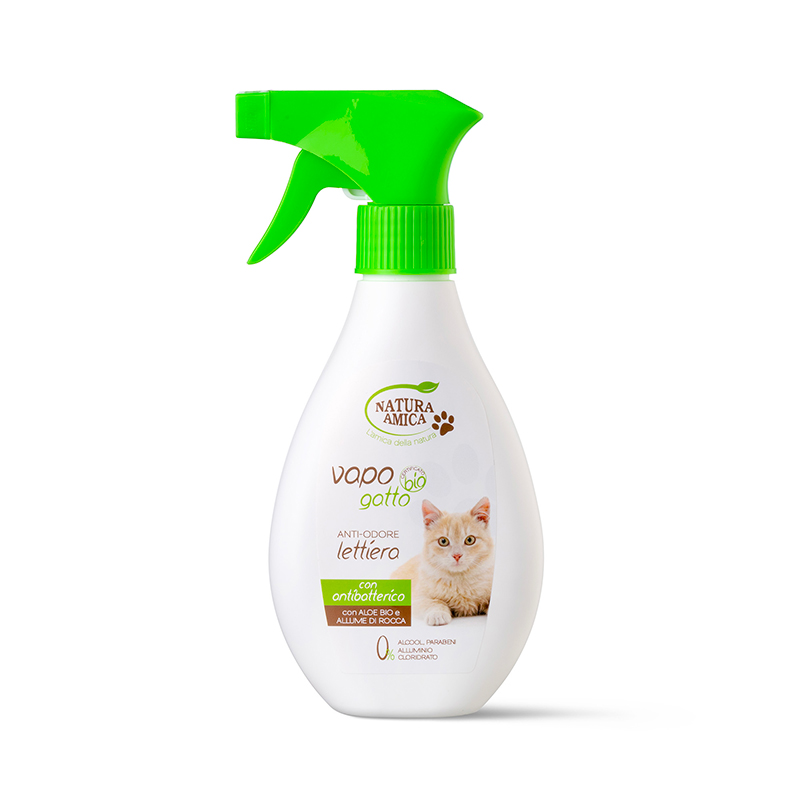 NATURA AMICA - Vapo Gatto anti-odore lettiera con antibatterico