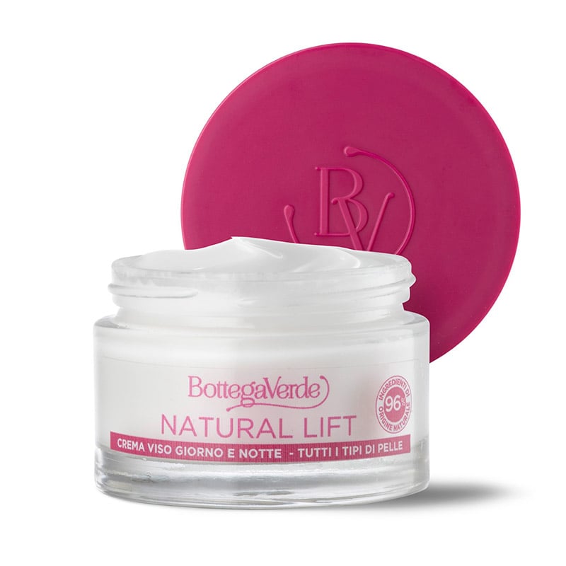 Natural Lift - Crema viso giorno e notte - prime rughe, effetto levigante - con Filmexel&reg;, Pluridefence&reg; ed estratto di fiori di Ciliegio (50 ml) - tutti i tipi di pelle