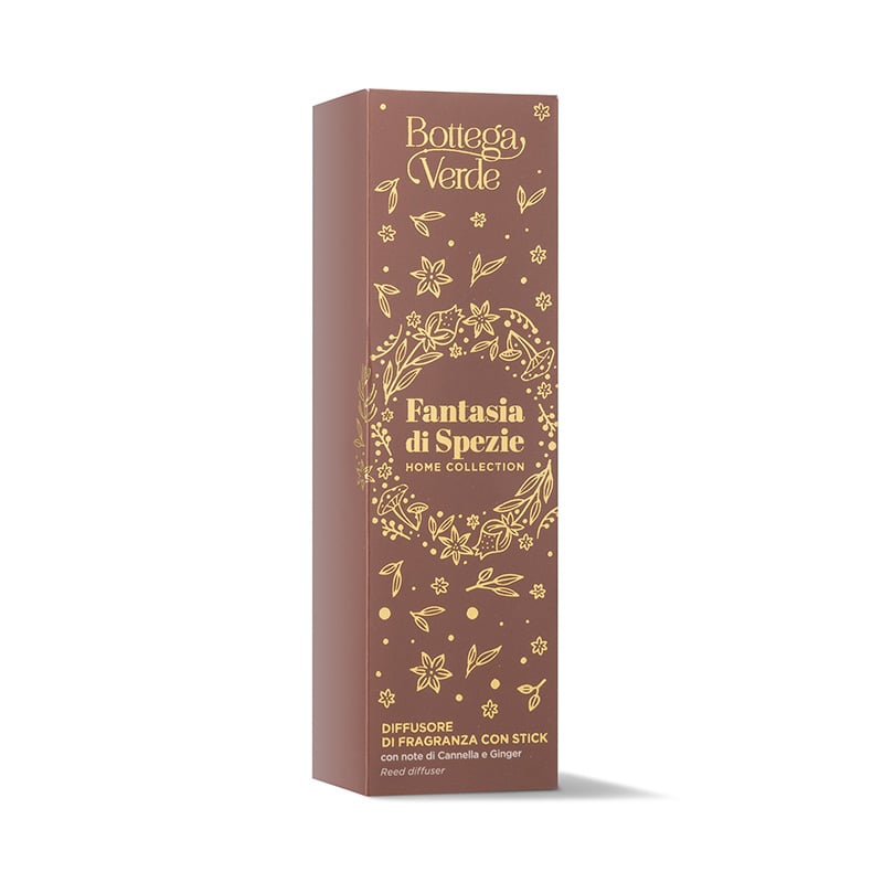 Fantasia di Spezie - Home Collection - Diffusore di fragranza con stick con note di Cannella e Ginger