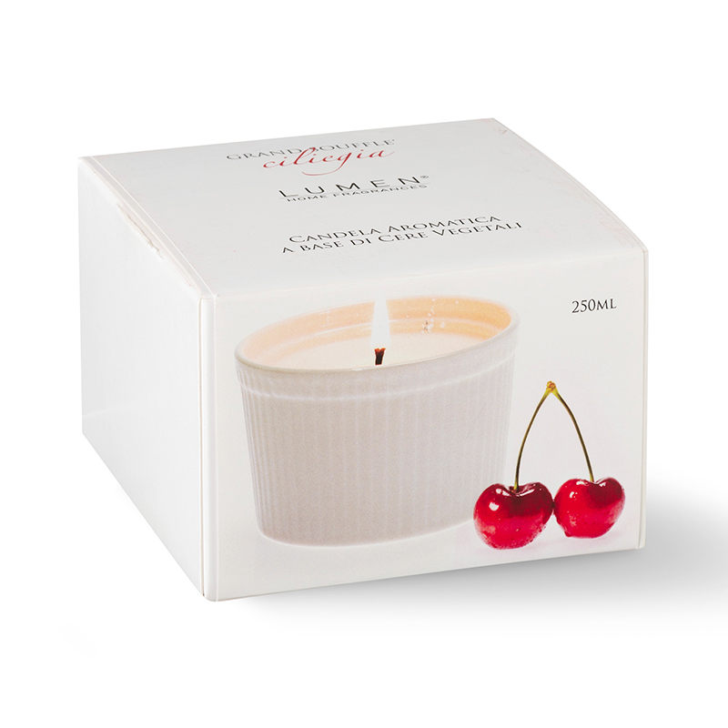 LUMEN Grand soufflè candela vegetale Ciliegia