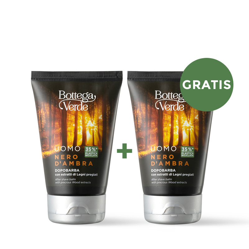 **1+1 GRATIS** Nero d'Ambra - Balsamo dopobarba con estratti di Legni pregiati