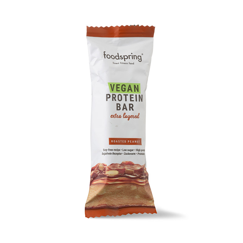 FOODSPRING Vegan Protein Bar Roasted Peanut