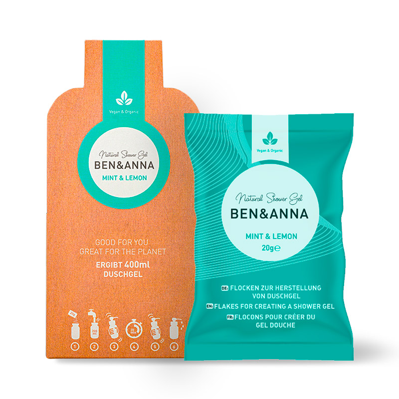 BEN & ANNA Shower Gel Flakes Mint & Lemon BEN & ANNA Shower Gel Flakes Mint & Lemon