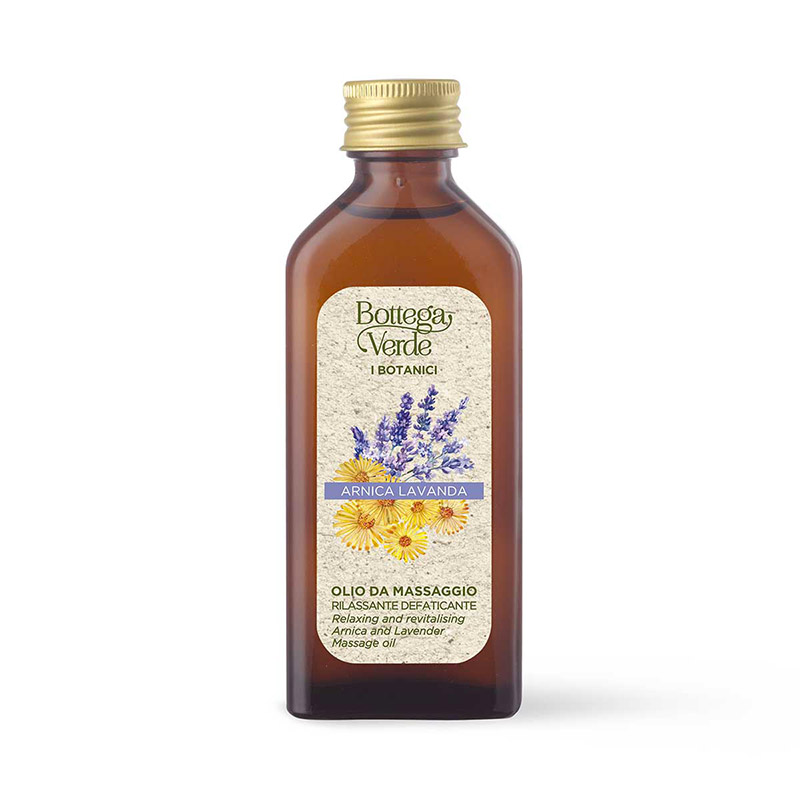 I Botanici di BV - Massage oil - Arnica and Lavender - relaxing and revitalising (100 ml)