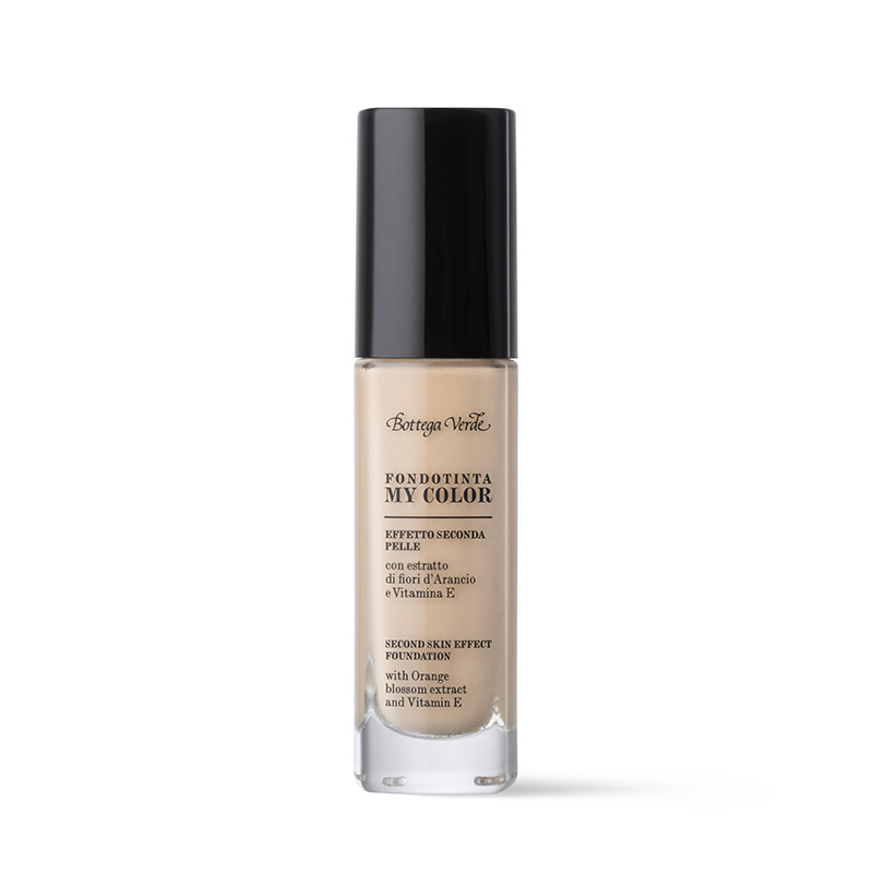 Fondotinta My Color - Second Skin Effect Foundation - with Orange Blossom Extract and Vitamin E (30 ml)