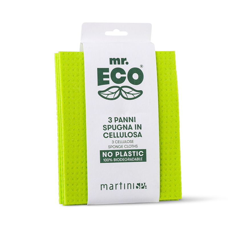 MR. ECO 3 panni spugna in Cellulosa