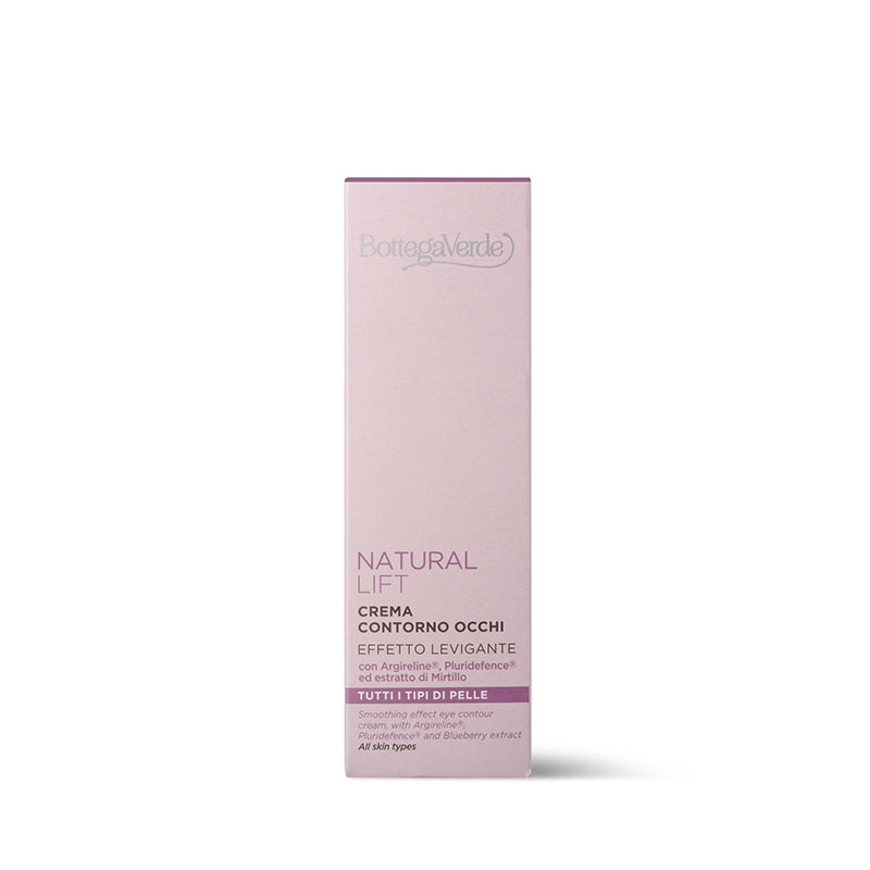 Natural Lift - Smoothing eye contour cream, with Argireline, Pluridefence and Blueberry extract (15 ml) - age 30+