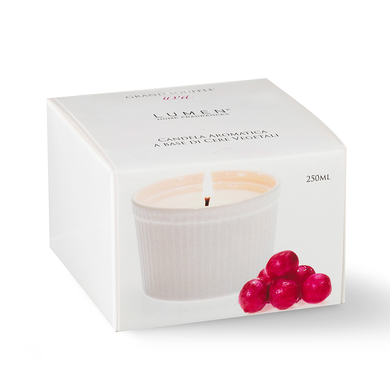 LUMEN Grand soufflè candela vegetale Uva