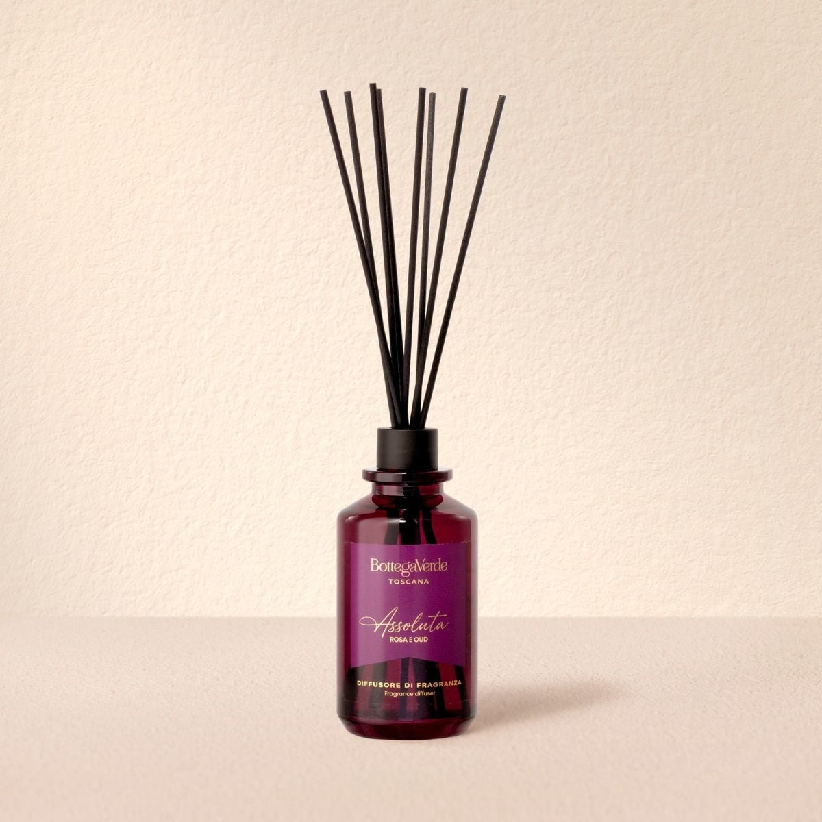 Assoluta - Rosa e Oud - Diffusore di fragranza con stick
