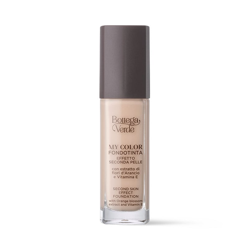 Fondotinta My Color - Second Skin Effect Foundation - with Orange Blossom Extract and Vitamin E (30 ml)