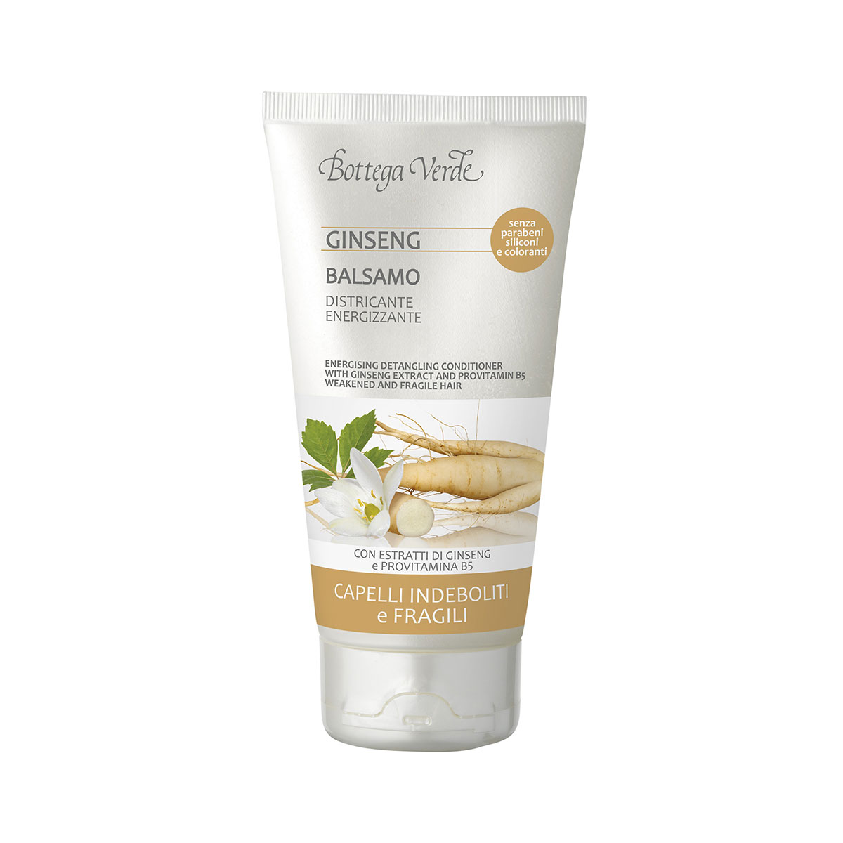Ginseng - Balsamo districante energizzante - con estratto di Ginseng e Provitamina B5 - capelli indeboliti e fragili
