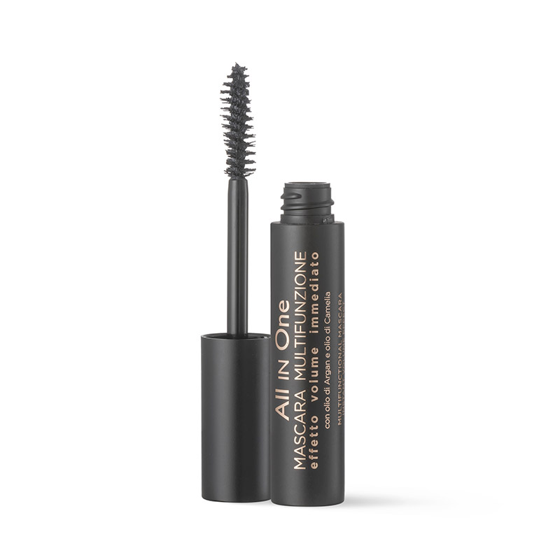 All in One - Multifunctional mascara - instant volume effect - with Argan oil and Camellia oil (12 ml)