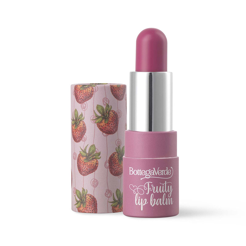 Fruity Balm with Apricot kernel oil - Strawberry