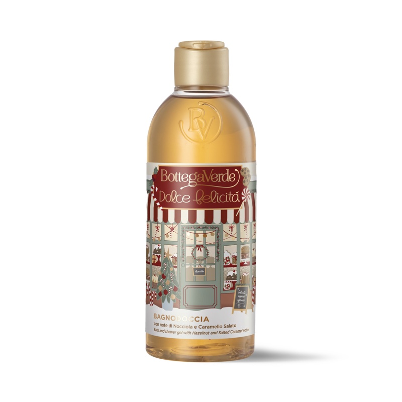 Bath and shower gel with Hazelnut and Salted Caramel notes (250 ml)