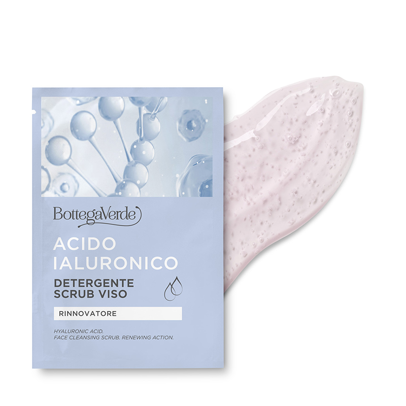 Hyaluronic Acid - Face cleansing scrub - renewing action (8 ml)